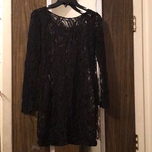 Black rose Dress